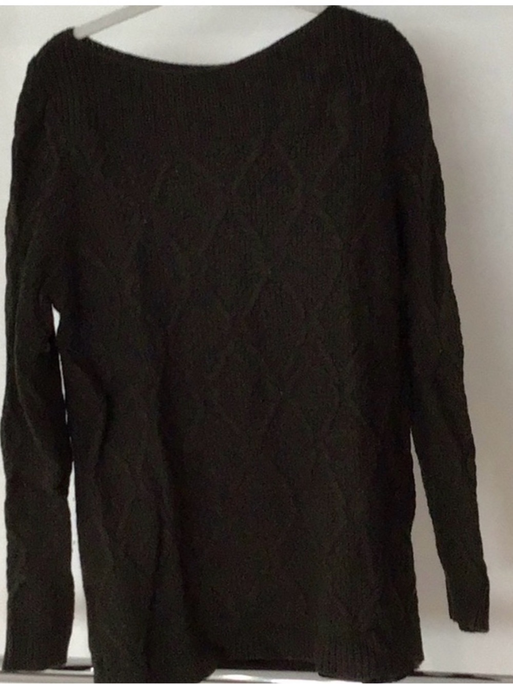 LOFT Women's Cable-Knit Crewneck Sweater - olive